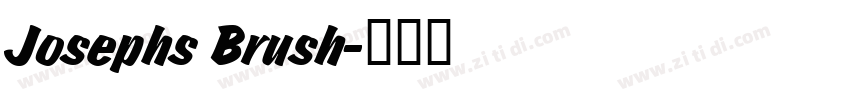 Josephs Brush字体转换